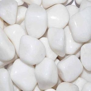 small white pebbles